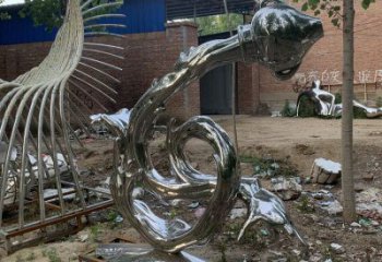 浪花雕塑供求，白鋼構(gòu)件，鏡面浪花天壺雕塑觀賞型