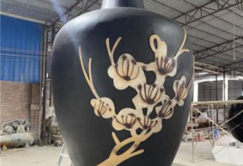 制造花瓶雕塑專供，地標擺件，玻璃鋼花瓶雕塑訂做