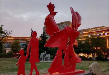 景觀楓葉雕塑廠家，烤漆工藝，烤漆楓葉雕塑承接