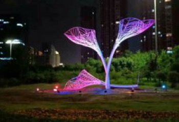 燈光樹葉雕塑廠，公園小品，燈光樹葉雕塑生產商