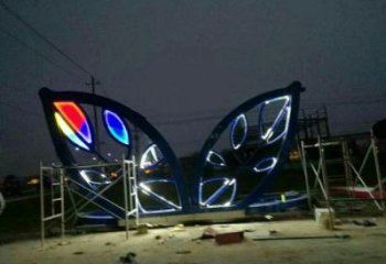 燈光樹葉雕塑廠家，中式工藝，燈光樹葉雕塑精選