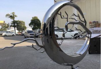 圓環樹雕塑廠，露天雕塑，不銹鋼圓環樹雕塑生產商