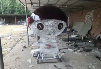 動漫人物雕塑廠家，編織工藝，公園廣場戶外卡通人物雕塑
