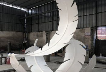 羽毛雕塑預定，城區小品，民俗烤漆羽毛雕塑制造商