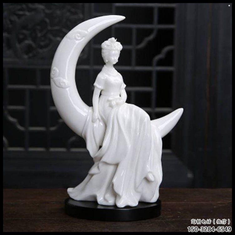 月亮雕塑優價，鋼管組合，月亮仙子雕塑異型特供