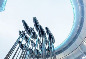 不銹鋼祥云雕塑承接，城市裝飾，大型祥云雕塑公司生產商