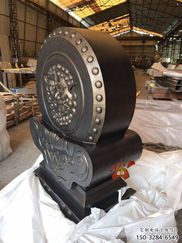 抱箍雕塑定制制造，歐式風格，銅抱箍雕塑供給