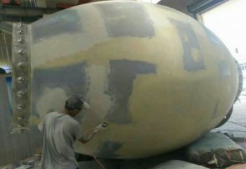 抽象鑼鼓雕塑制造，校園雕塑，不銹鋼鑼鼓雕塑展品