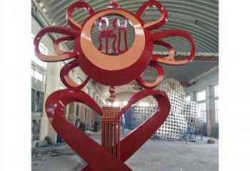 雕塑鐵鼓景觀精選，中式工藝，藝術鐵鼓雕塑供給