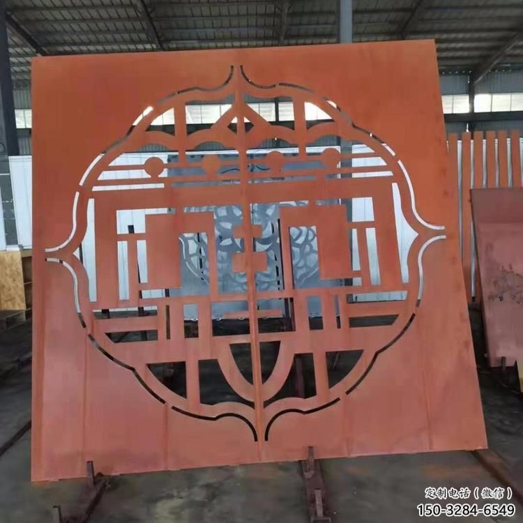 廈門鏤空景墻雕塑，耐候鋼鏤空工藝設計