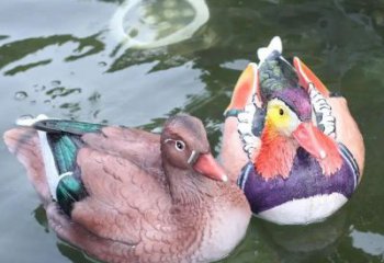 合肥園林鴛鴦雕塑