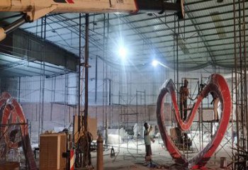 馬尾景觀love雕塑選定，美陳雕塑，現代燈光love雕塑優選