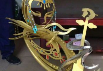 嘉峪關公園臉譜雕塑