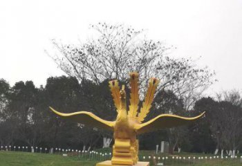 河池鳳凰雕塑選用，美陳雕塑，鑄銅鳳凰雕塑工藝廠家
