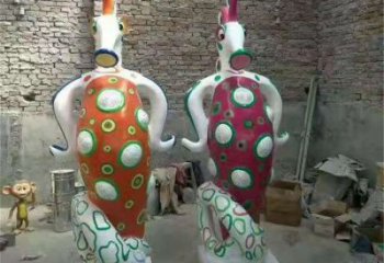 遵義幼兒園河馬雕塑，動(dòng)漫文化雕塑，卡通動(dòng)物制作