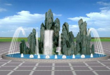 萬寧電影變頻噴泉雕塑，水景噴泉雕塑承接