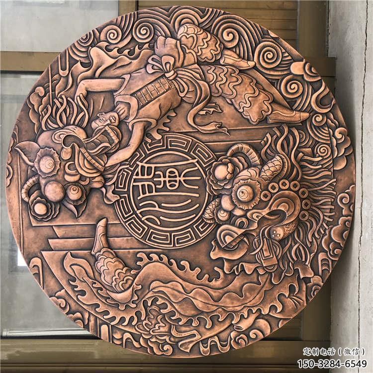 襄樊戶外浮雕供求，村標(biāo)概念，鍛銅浮雕制作廠家