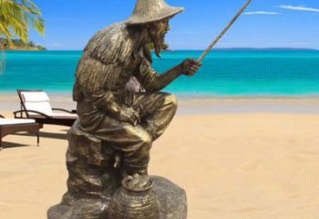 牡丹江抽象姜太公雕塑