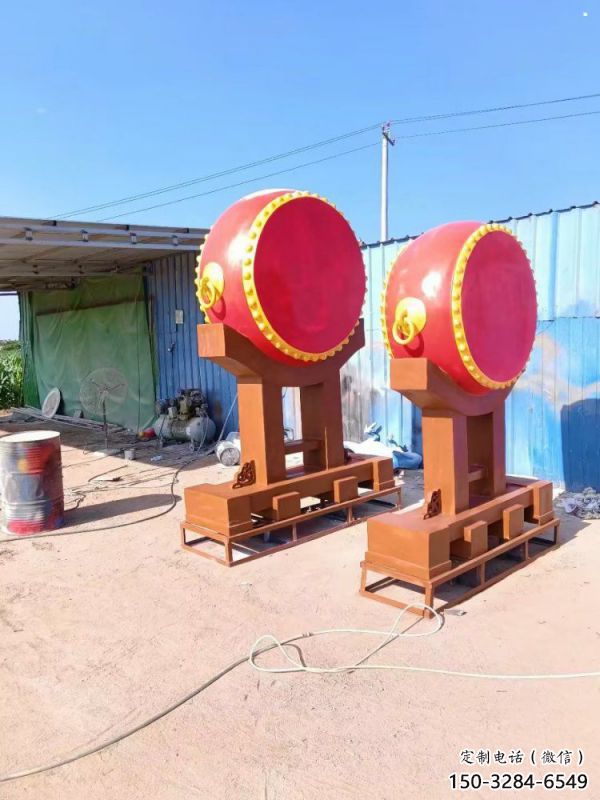 建鄴景觀戰鼓雕塑