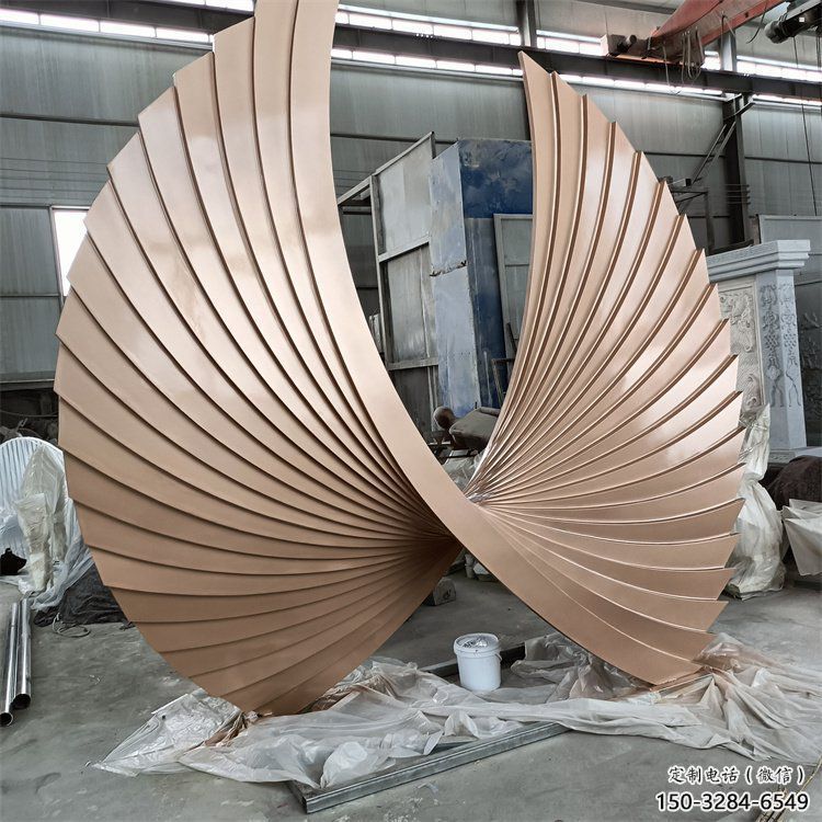 無錫羽翼雕塑常用，景觀概念，不銹鋼羽翼雕塑展品