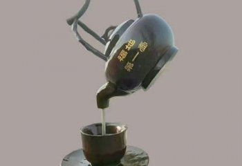 張家界玄關懸壺雕塑