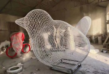 建鄴鏤空小鳥雕塑精選，陸地擺件，鐵藝鳥兒雕塑精品