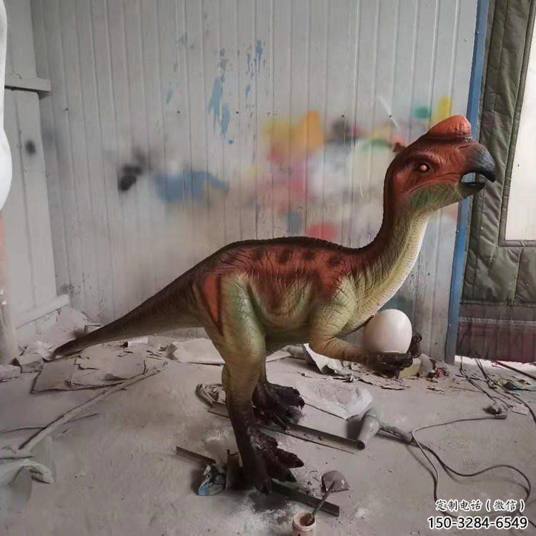 西湖抽象恐龍雕塑制造，動物雕塑，玻璃鋼恐龍雕塑展品