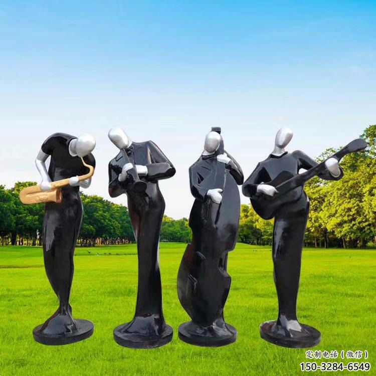 南昌住宅小區吹拉彈唱雕塑