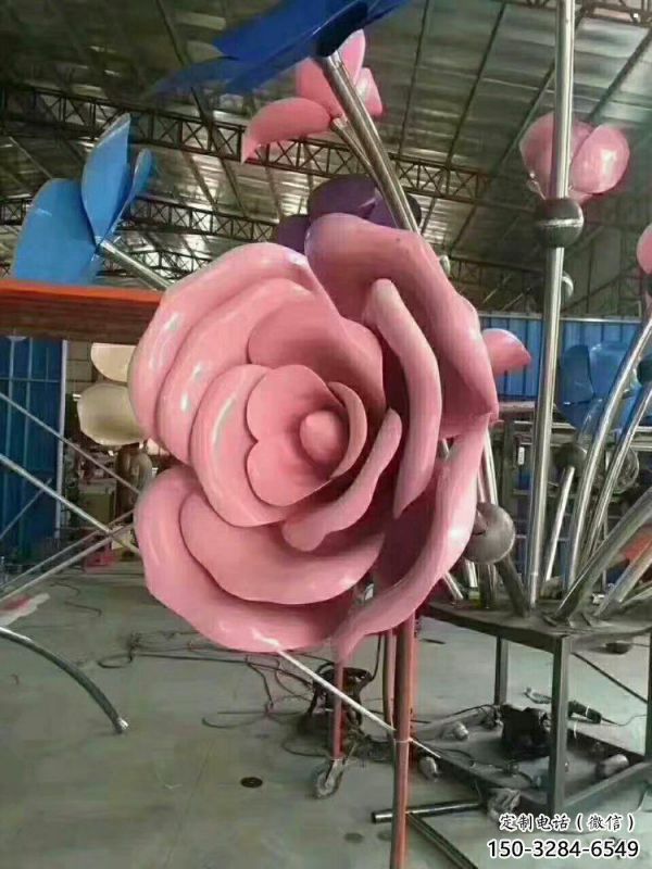 和平牡丹花雕塑工廠優(yōu)選，城市裝飾，牡丹花花朵雕塑供給