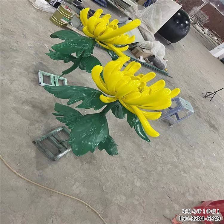 呼倫貝爾景區菊花雕塑優選，圓雕體系，城市菊花雕塑選定