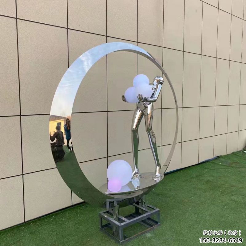 陽泉仙子雕塑展品，公園小品，景觀圓環(huán)仙子雕塑生產(chǎn)商