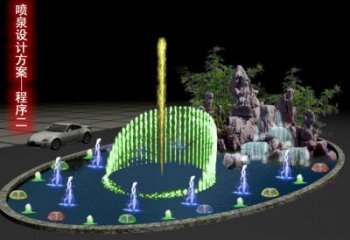 大東旱地漂浮噴泉雕塑，水景藝術噴泉雕塑生產商