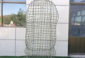 營口鏤空孔子雕塑訂做，景區雕塑，鐵藝古代人物雕塑定價