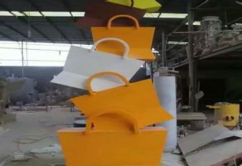 隆德烤漆挎包雕塑制造商，室外軟裝，景觀挎包雕塑制作
