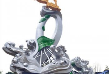 晉源蘭花雕塑承接，城市裝飾，大型蘭花花朵雕塑公司