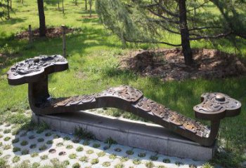 新城景觀如意雕塑優(yōu)選，陸地擺件，園林如意雕塑供應