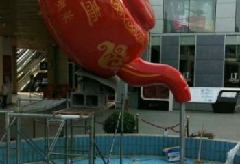 咸陽鐵藝水景天壺雕塑，噴泉雕塑，抽象天壺雕塑制作