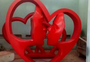 涪陵制造心形人物雕塑供需，鋼管組合，雕塑工程制作供應