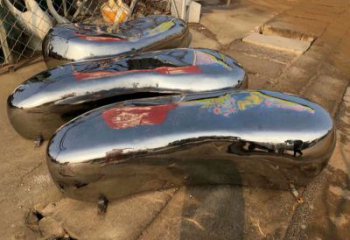 涪陵坐凳雕塑，小區園林雕塑，不銹鋼鏡面效果